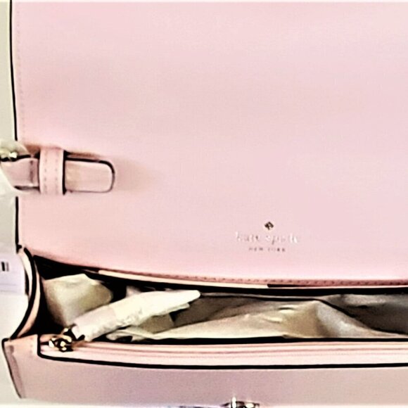 NWT Kate Spade Staci Saffiano Flap Shoulder Crossbody Bag - Picture 10 of 11
